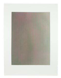 Tauba Auerbach - Embossment Painting #13