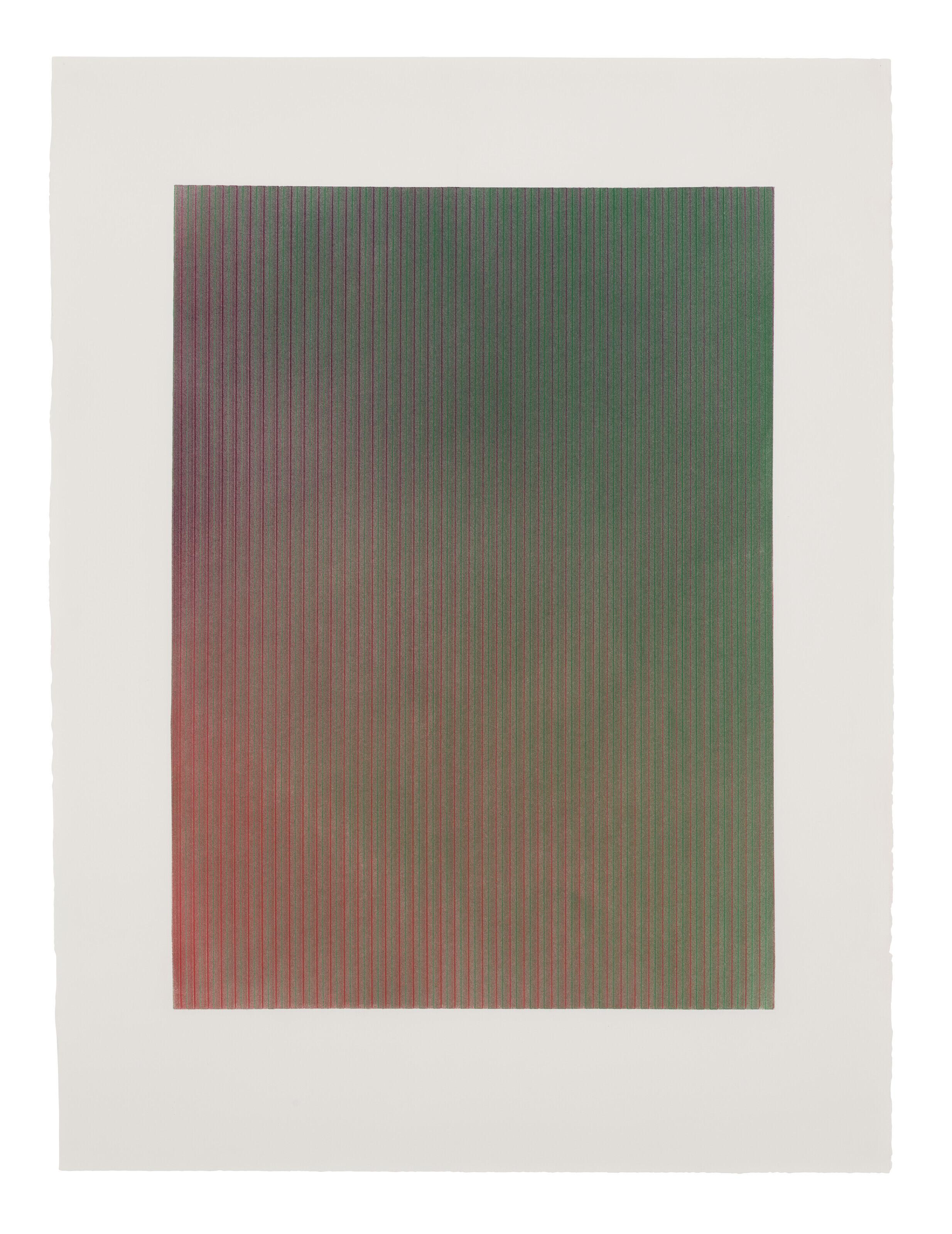 Tauba Auerbach - Embossment Painting #14