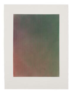 Tauba Auerbach - Embossment Painting #14