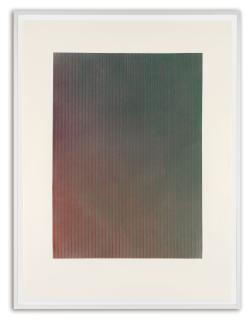 Tauba Auerbach - Embossment Painting #14