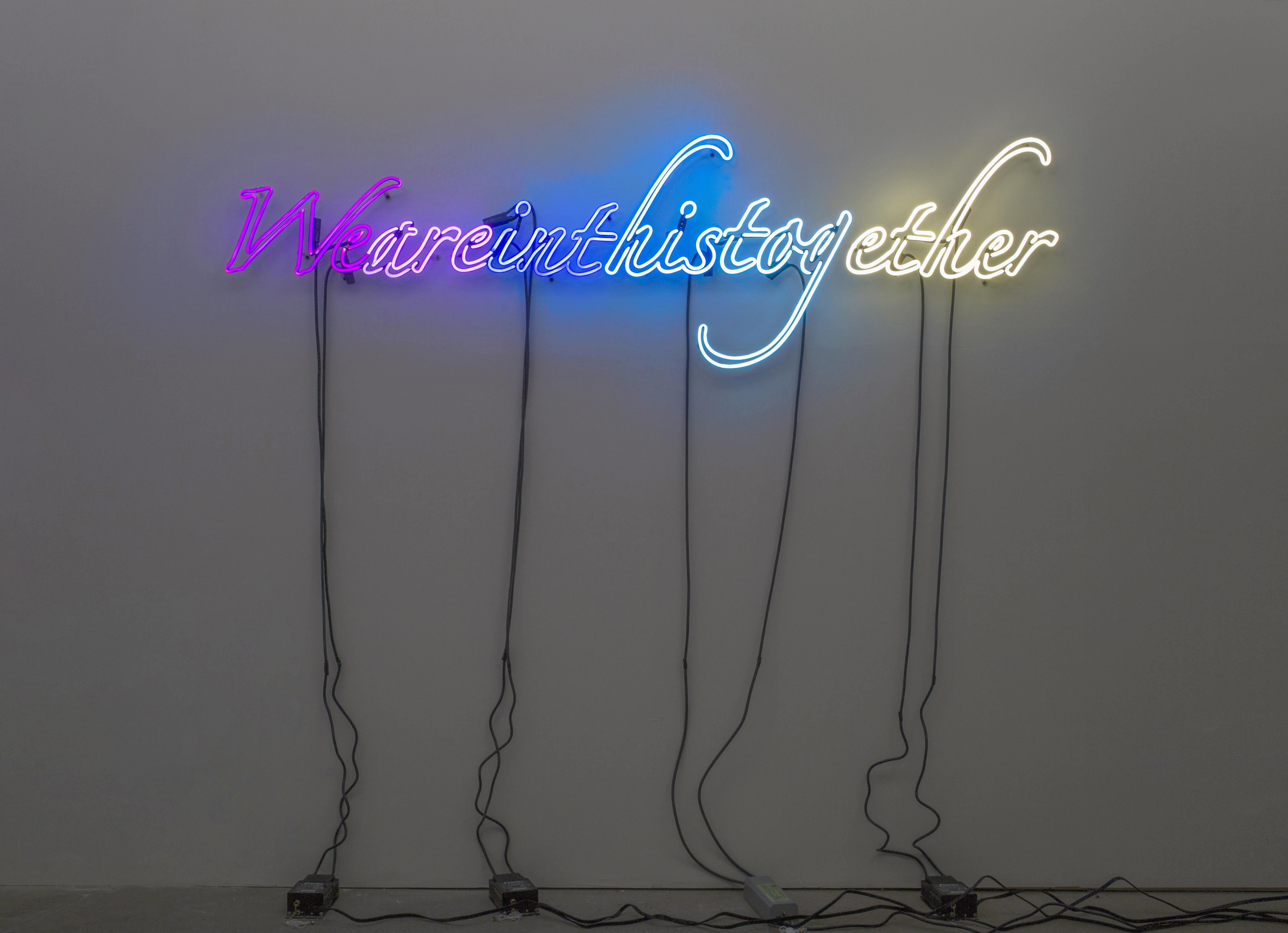 Tavares Strachan - We Are in This Together (Shades of Blue) Edition of 9 + 2 AP (AP 1 of 2)