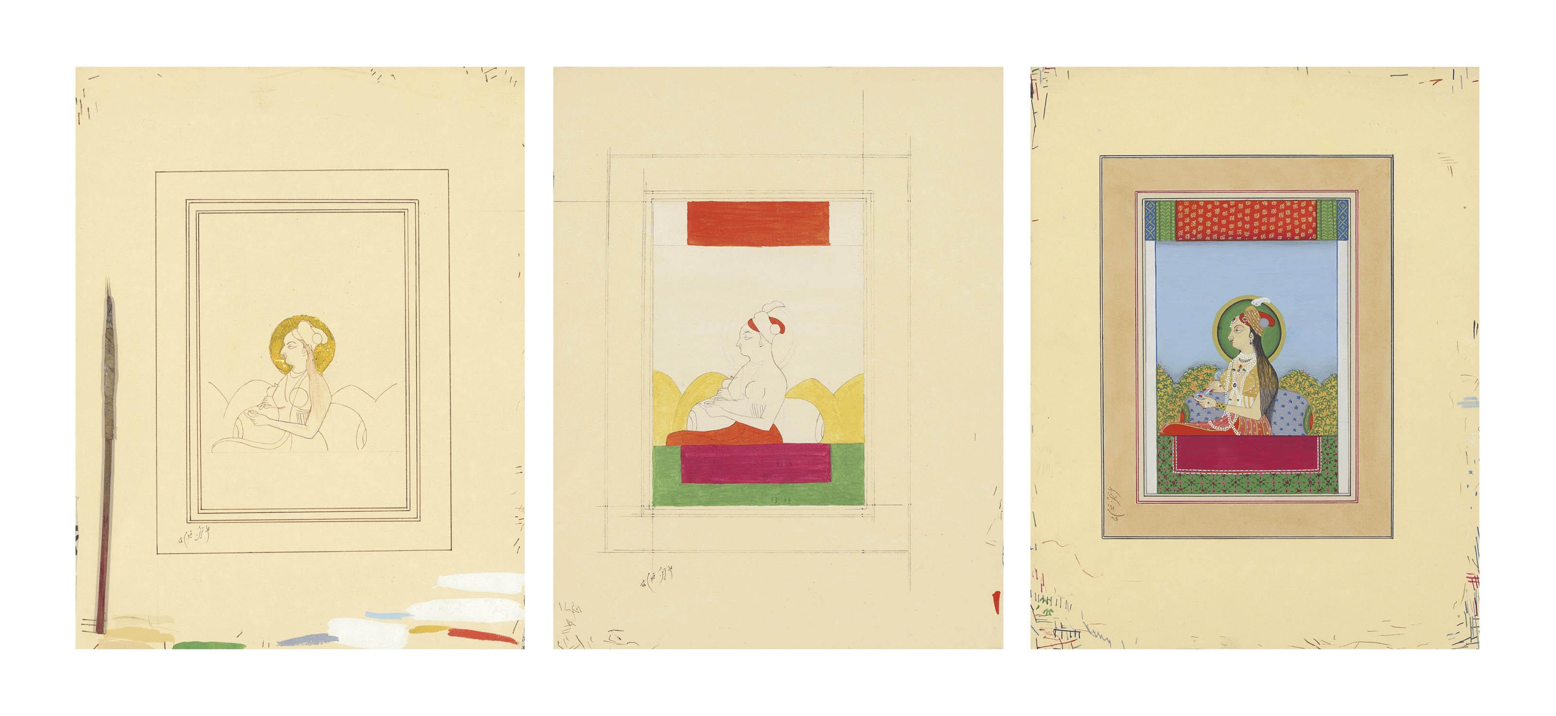 Tazeen Qayyum - Making of a Miniature I, II, III