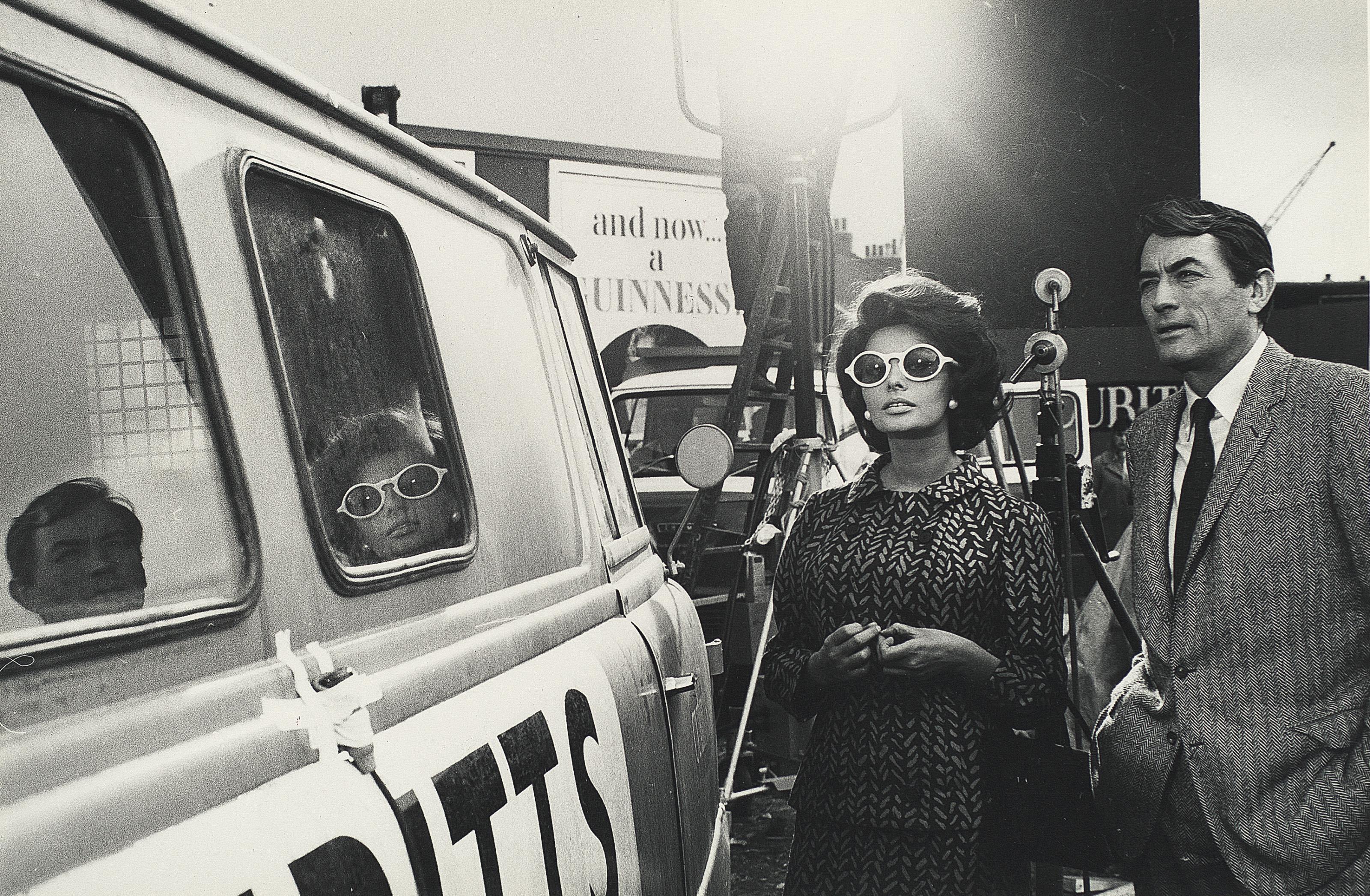Tazio Secchiaroli - Sophia Loren and Gregory Peck, 1966