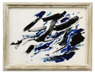 Teddy Millington-Drake - Composition in blue and black