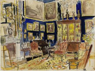 Teddy Millington-Drake - The Blue Drawing Room at Rudding Park