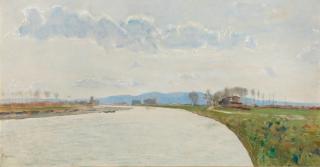 Telemaco Signorini - Campagna dell\'Arno