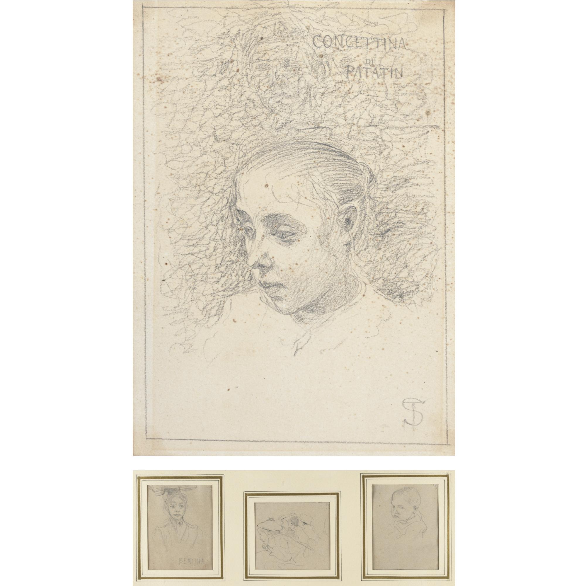 Telemaco Signorini - Gruppo Di Disegni