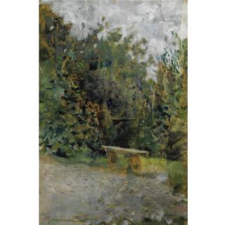 Telemaco Signorini - Paesaggio A Careggi