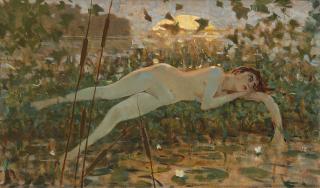 Telemaco Signorini - Riposo della ninfa