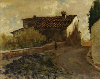 Telemaco Signorini - Strada Di Campagna