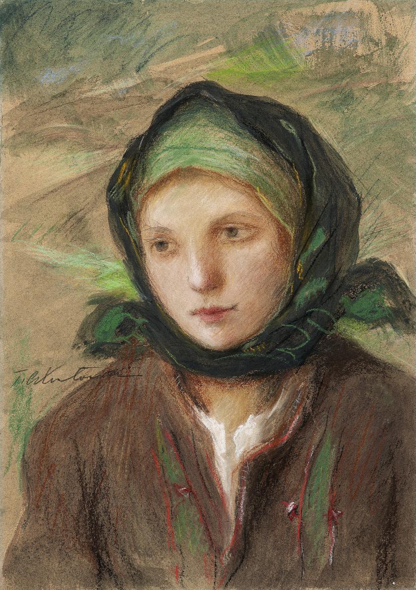 Teodor Axentowicz - Bauernmädchen