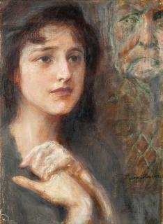 Teodor Axentowicz - Young woman being watched