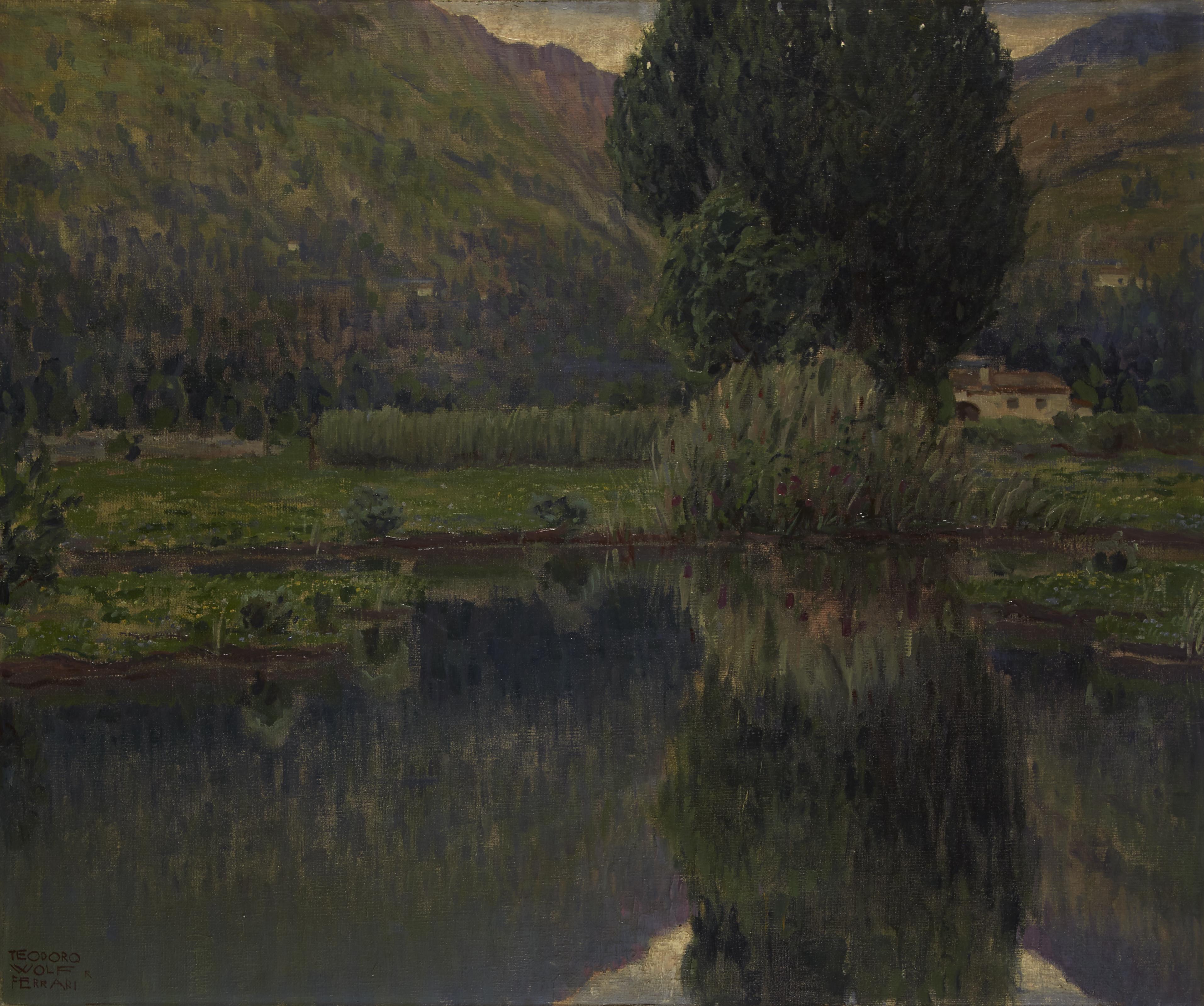 Teodoro Wolf-Ferrari - Riflessi sull\'acqua