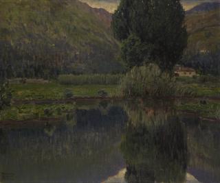 Teodoro Wolf-Ferrari - Riflessi sull\'acqua