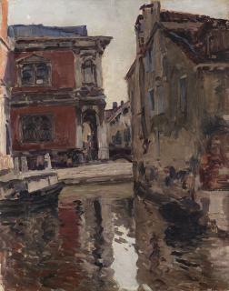 Teodoro Wolf-Ferrari - Venezia, Ponte della Scuola di San Rocco