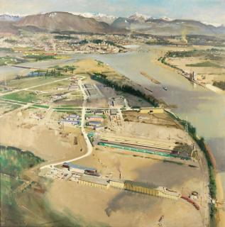 Terence Cuneo - Annacis Industrial Estate, British Columbia