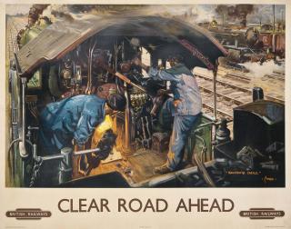 Terence Cuneo - Clear Road Ahead, \'Monmouth Castle\'