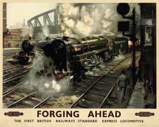 Terence Cuneo - Forging Ahead