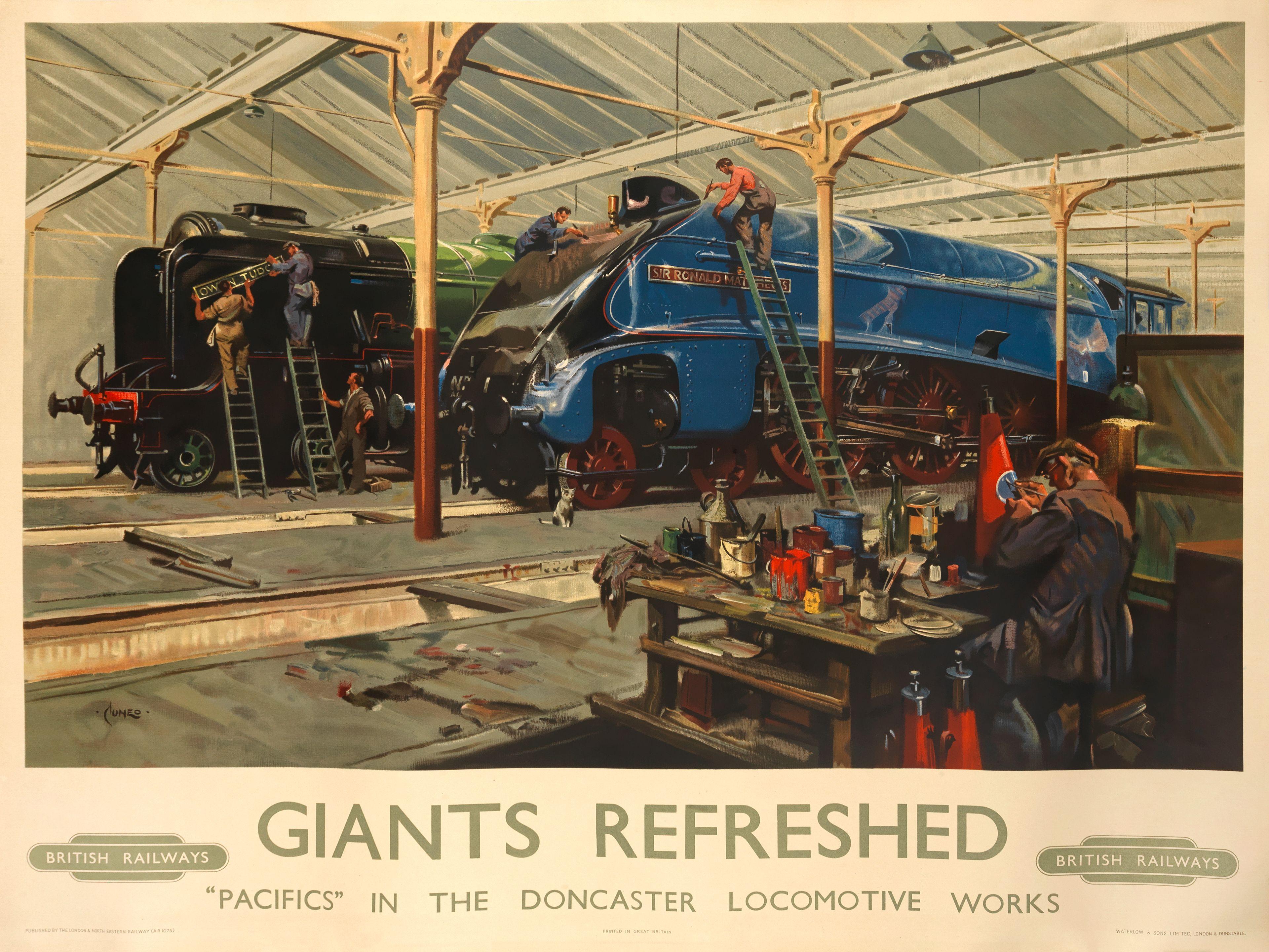 Terence Cuneo - Giants Refreshed, British Railways