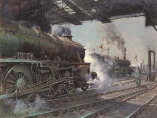 Terence Cuneo - Memories of Willesden Junction