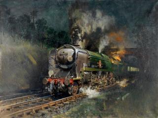 Terence Cuneo - Night Express - Southern Region