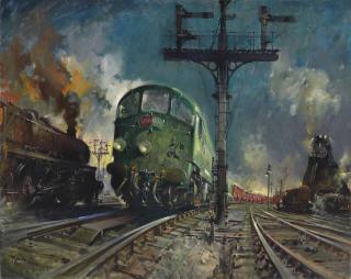 Terence Cuneo - Night Freight (Condor)