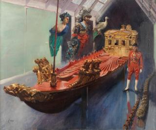 Terence Cuneo - Prince Frederick\'s Barge