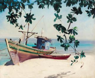 Terence Cuneo - The Edge Of The Jungle, Penang, Malaya