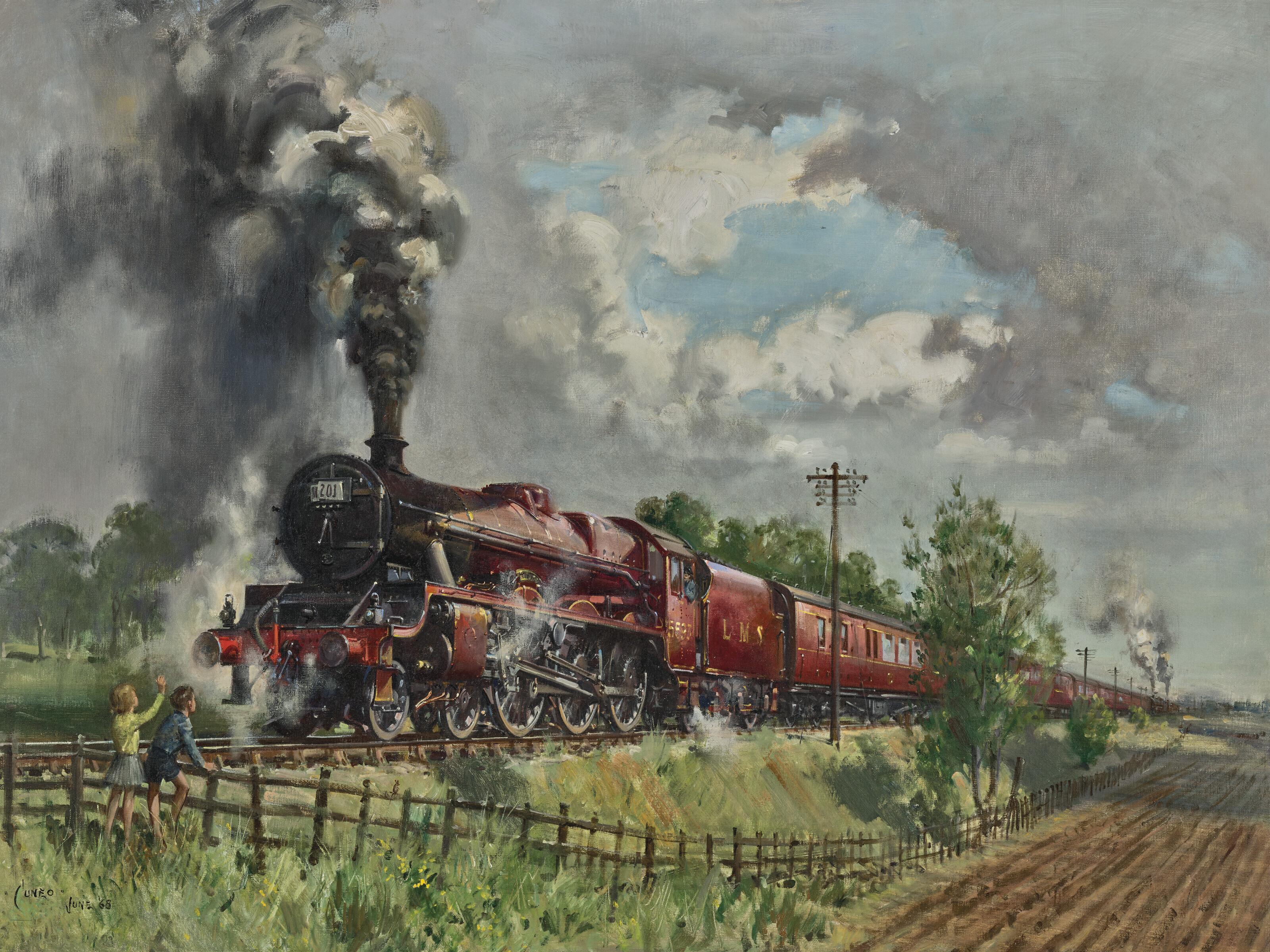 Terence Cuneo - The Lickey Incline