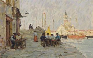 Terrick John Williams, R.A., R.I., R.O.I., R.W.A., - San Giorgio, Venice