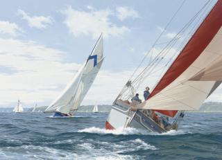 Terry Bailey, R.S.M.A. - Oystermen off Falmouth