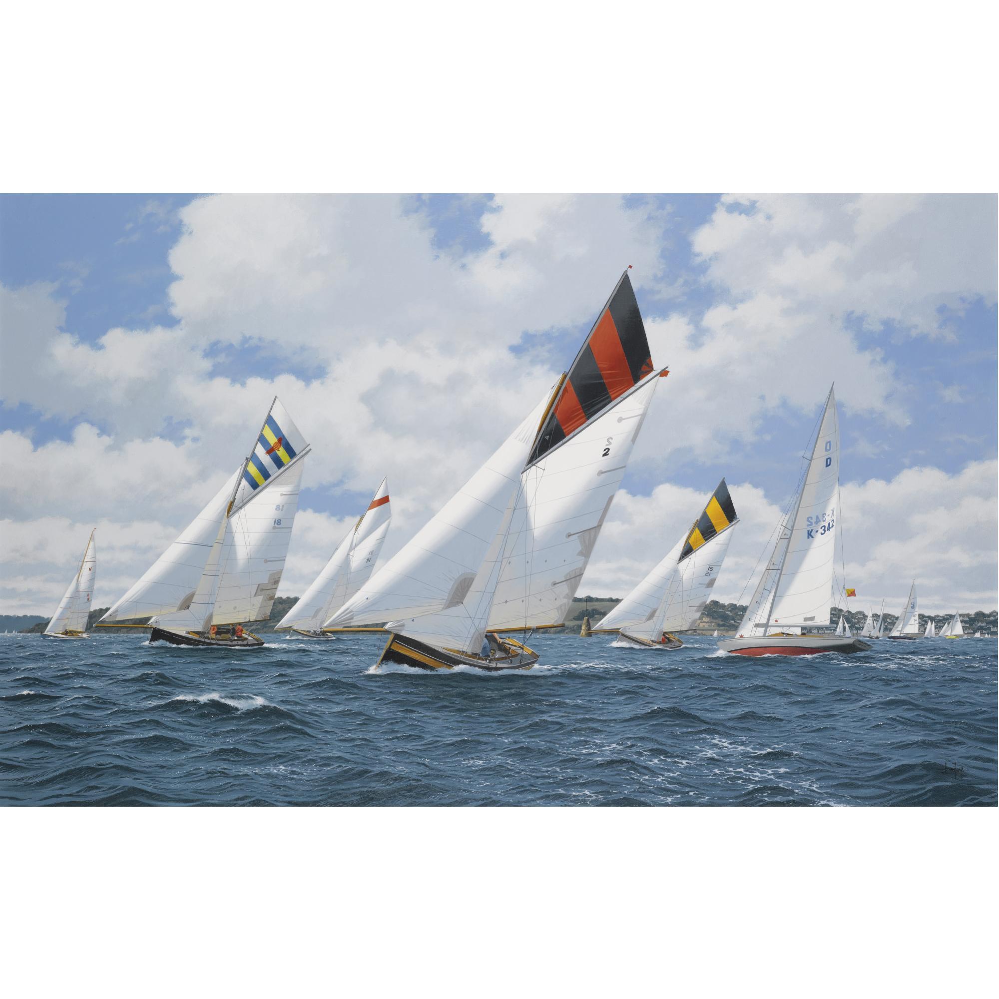 Terry Bailey - Classic Sailing Off St. Mawes 2004