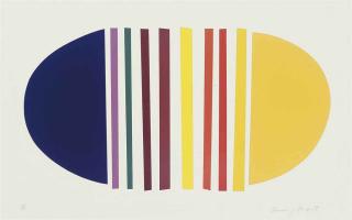 Terry Frost - Blue and Lemon (Kemp 226)