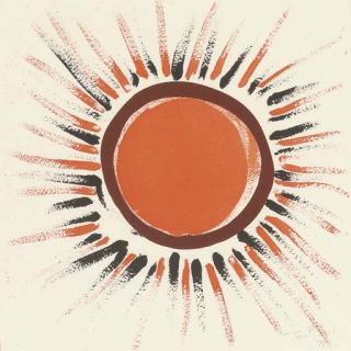 Terry Frost - One plate, from Orchard Sunburst