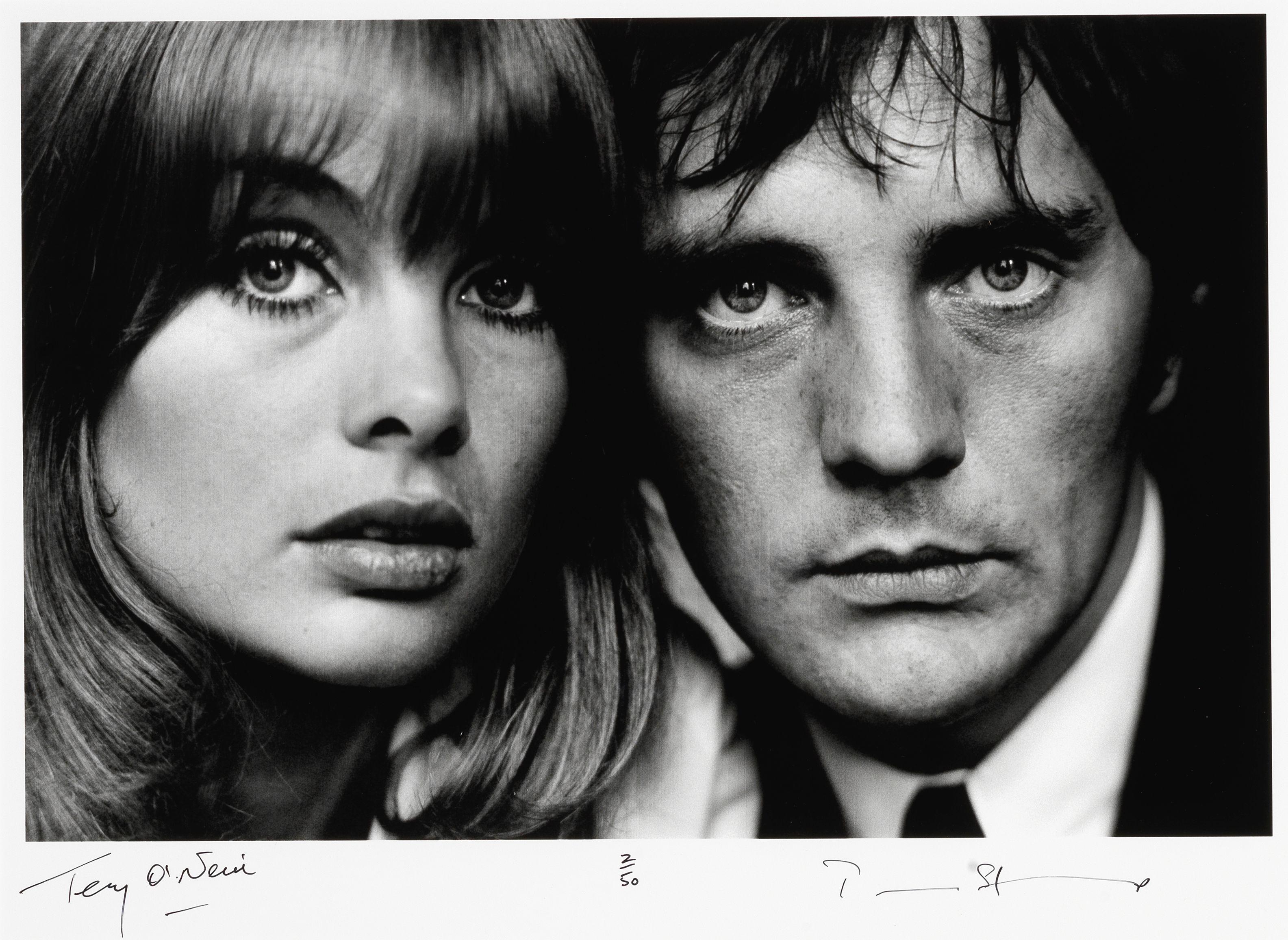 Terry O\'Neill - Jean Shrimpton and Terence Stamp, 1963, printed later,