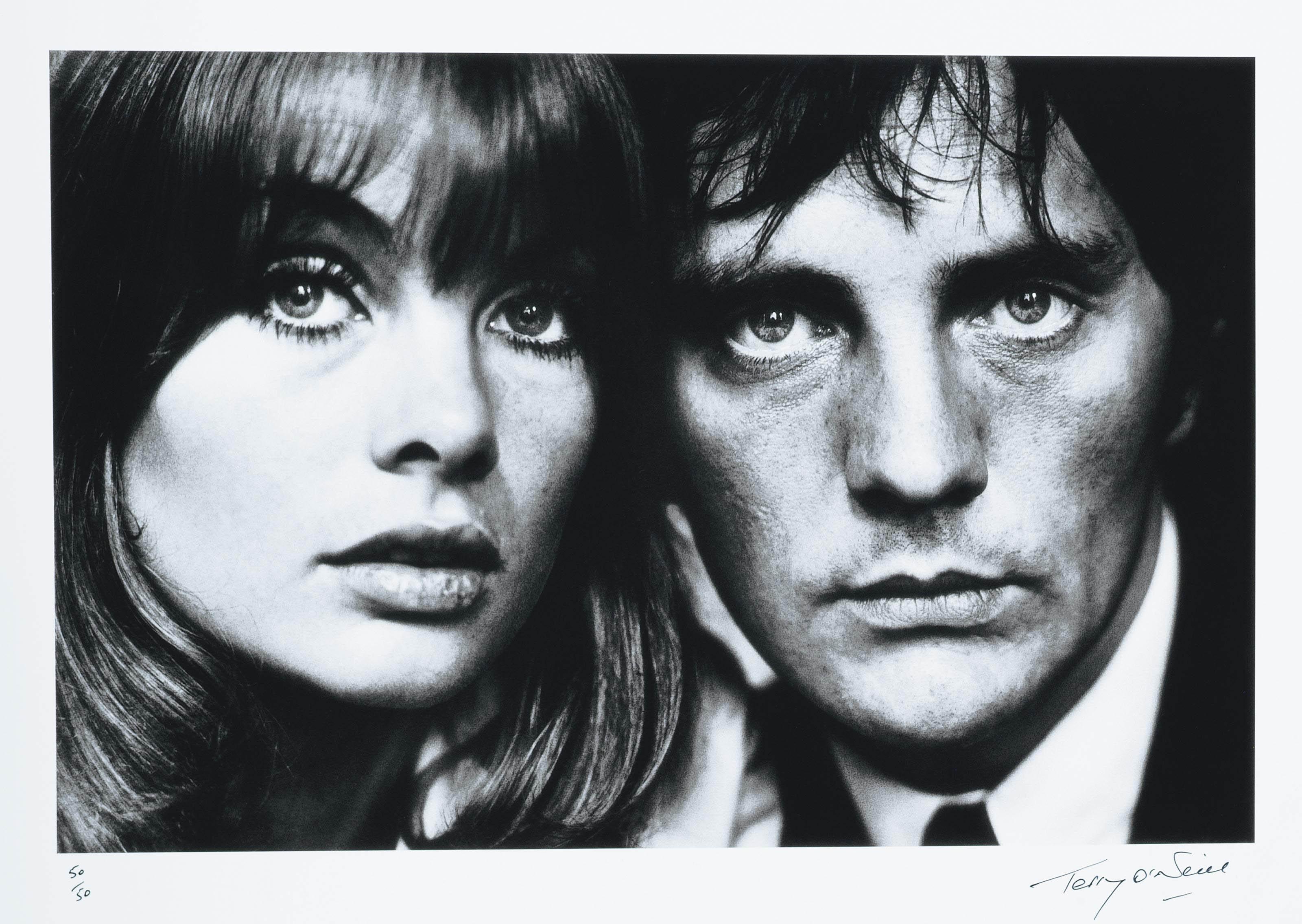 Terry O\'Neill - Jean Shrimpton and Terence Stamp, London, 1963