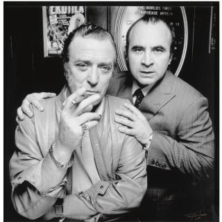 Terry O\'Neill - Michael Caine And Bob Hoskins, At The Raymond Revue Bar, 1985