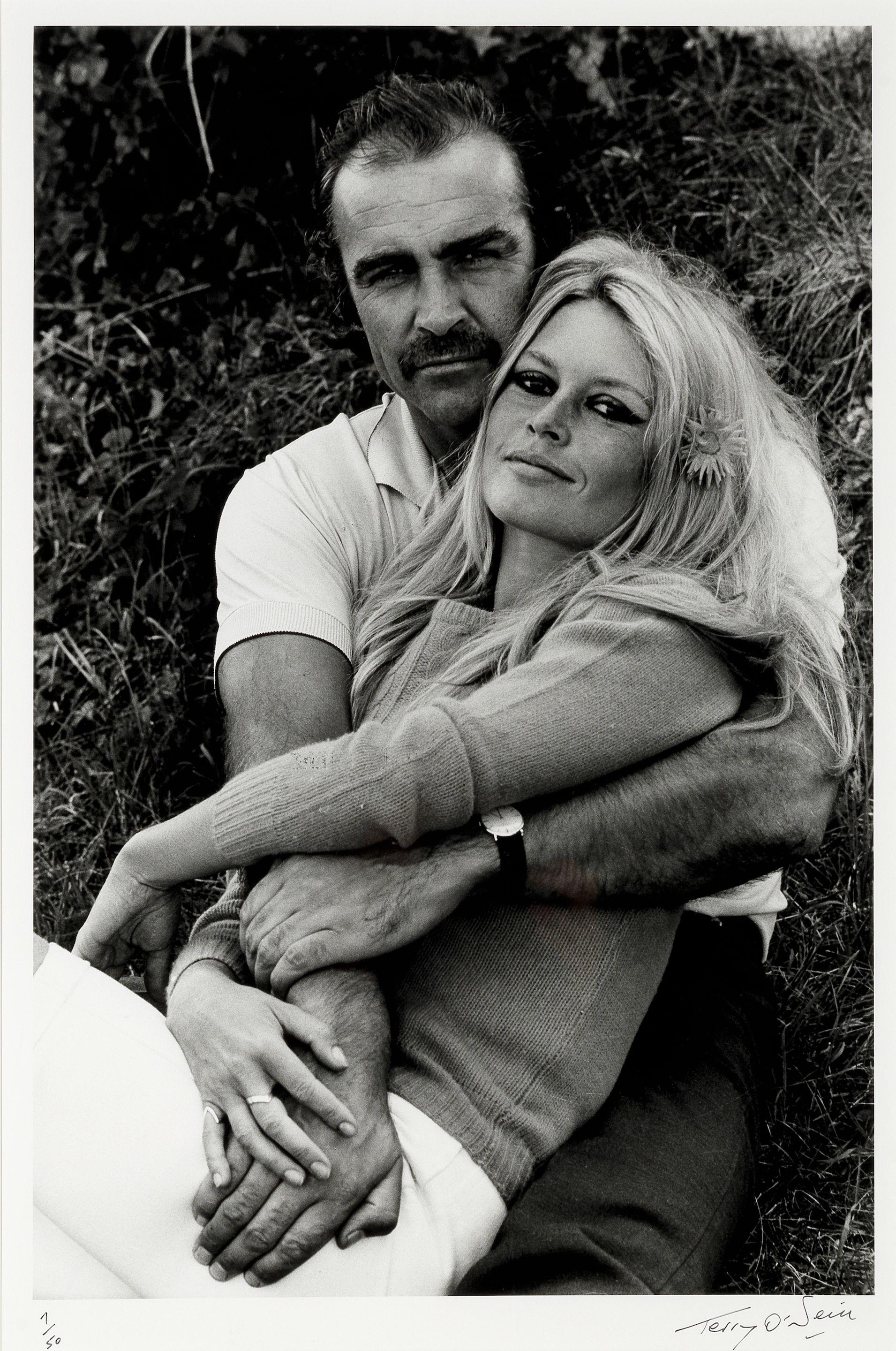 Terry O\'Neill - Sean Connery and Brigitte Bardot, 1968, printed later,