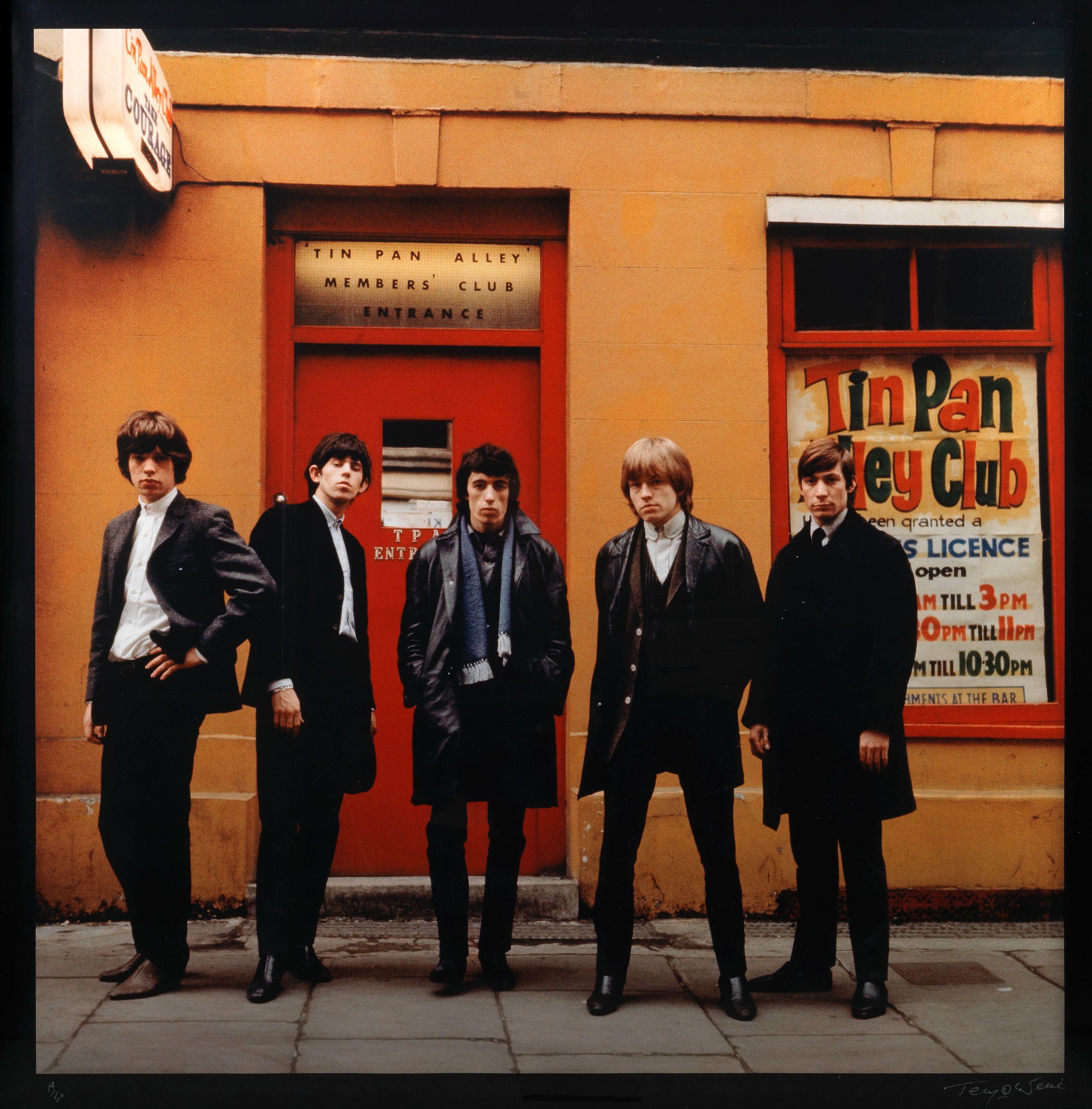 Terry O\'Neill - The Rolling Stones, Tin Pan Alley, 1963, printed later
