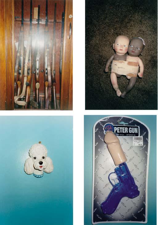 Terry Richardson - Untitled (Guns, Dolls, Dog, Peter Gun), 1994