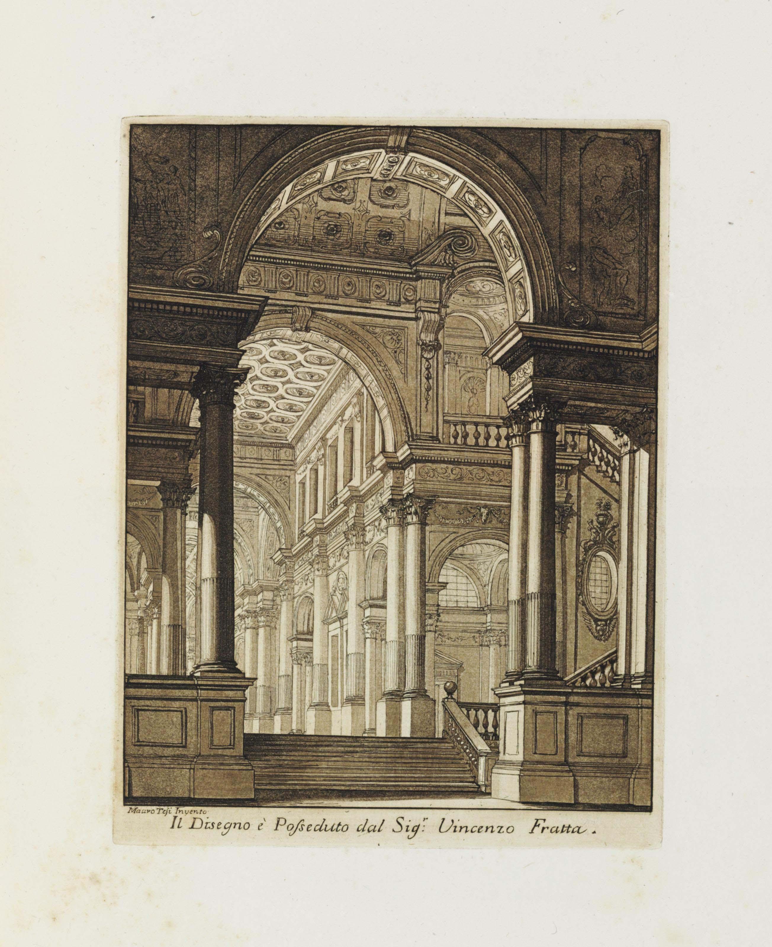Tesi, Mauro Antonio - Raccolta di disegni originali estratti da diverse collezioni. Bologna: nell\'Istituto delle scienze, 1787.