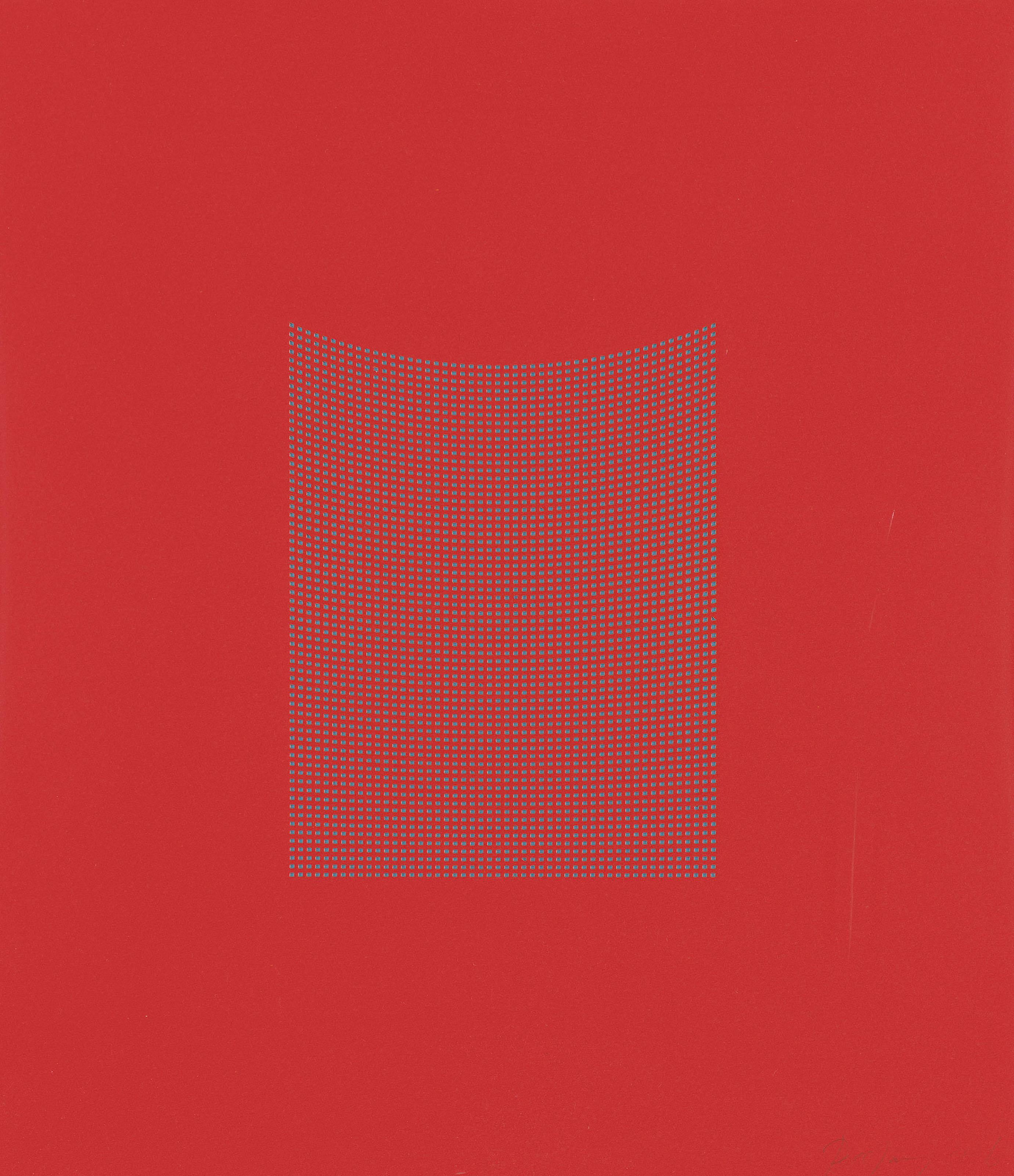 Tess Jaray, R.A. - Red Drop