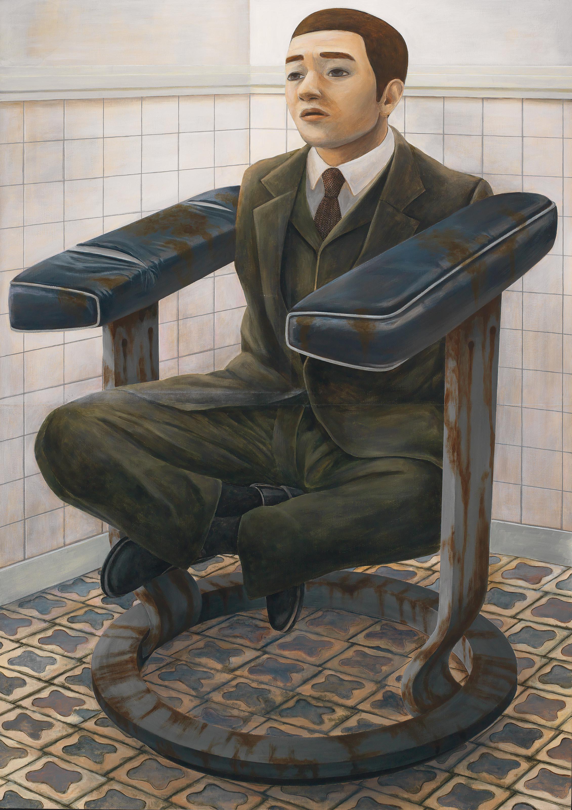 Tetsuya Ishida - General Manager\'s Chair In An Abandoned Building