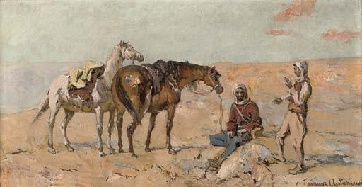Thaddaus von Ajdukiewicz - A rest in the desert