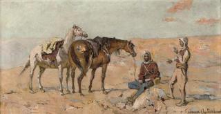 Thaddaus von Ajdukiewicz - A rest in the desert