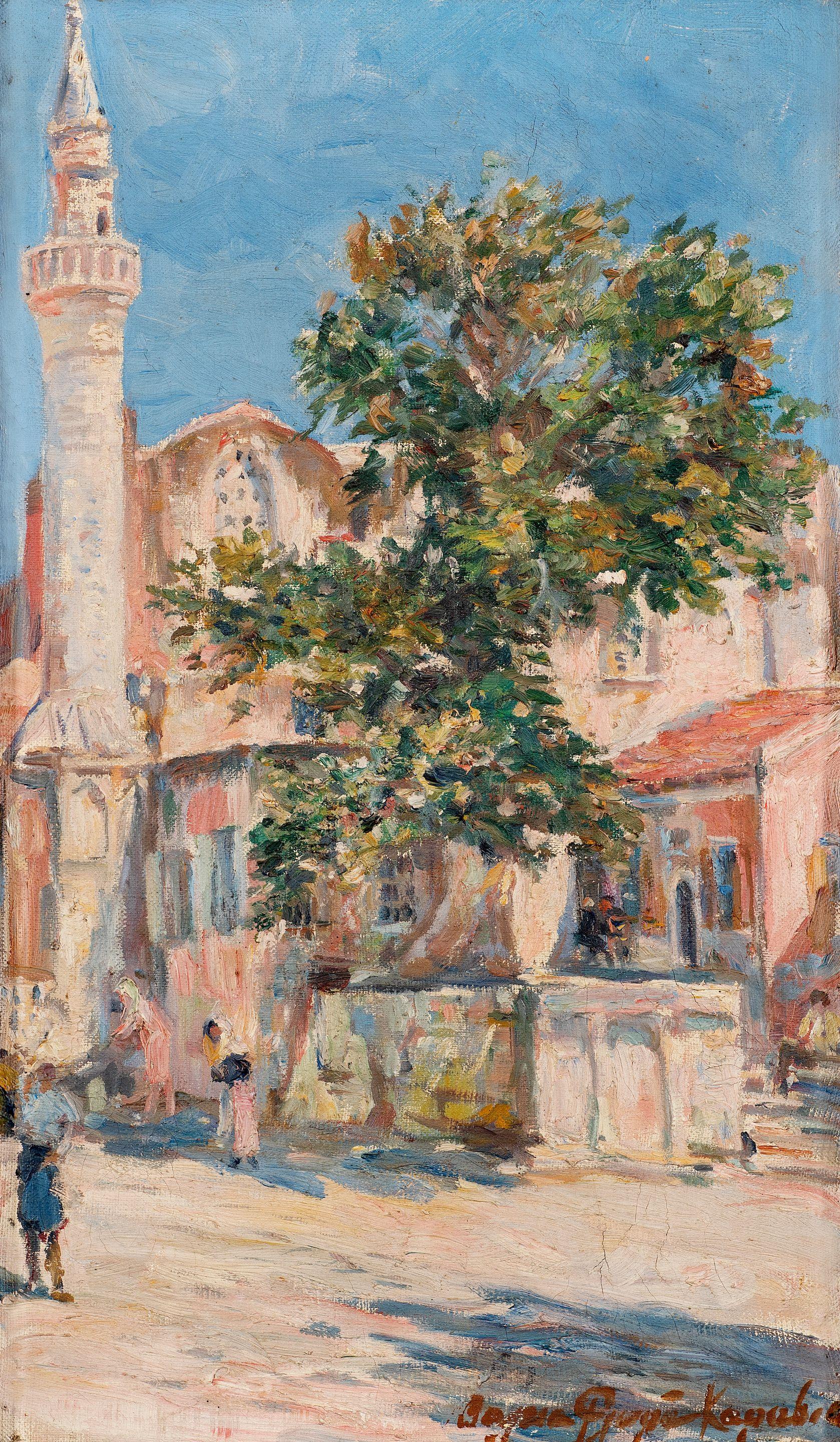 Thalia Flora-Caravia - La mosque dans la ville de Rhodes