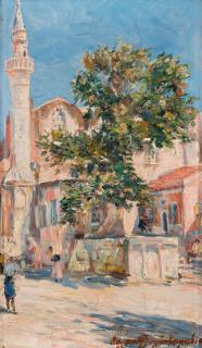 Thalia Flora-Caravia - La mosque dans la ville de Rhodes