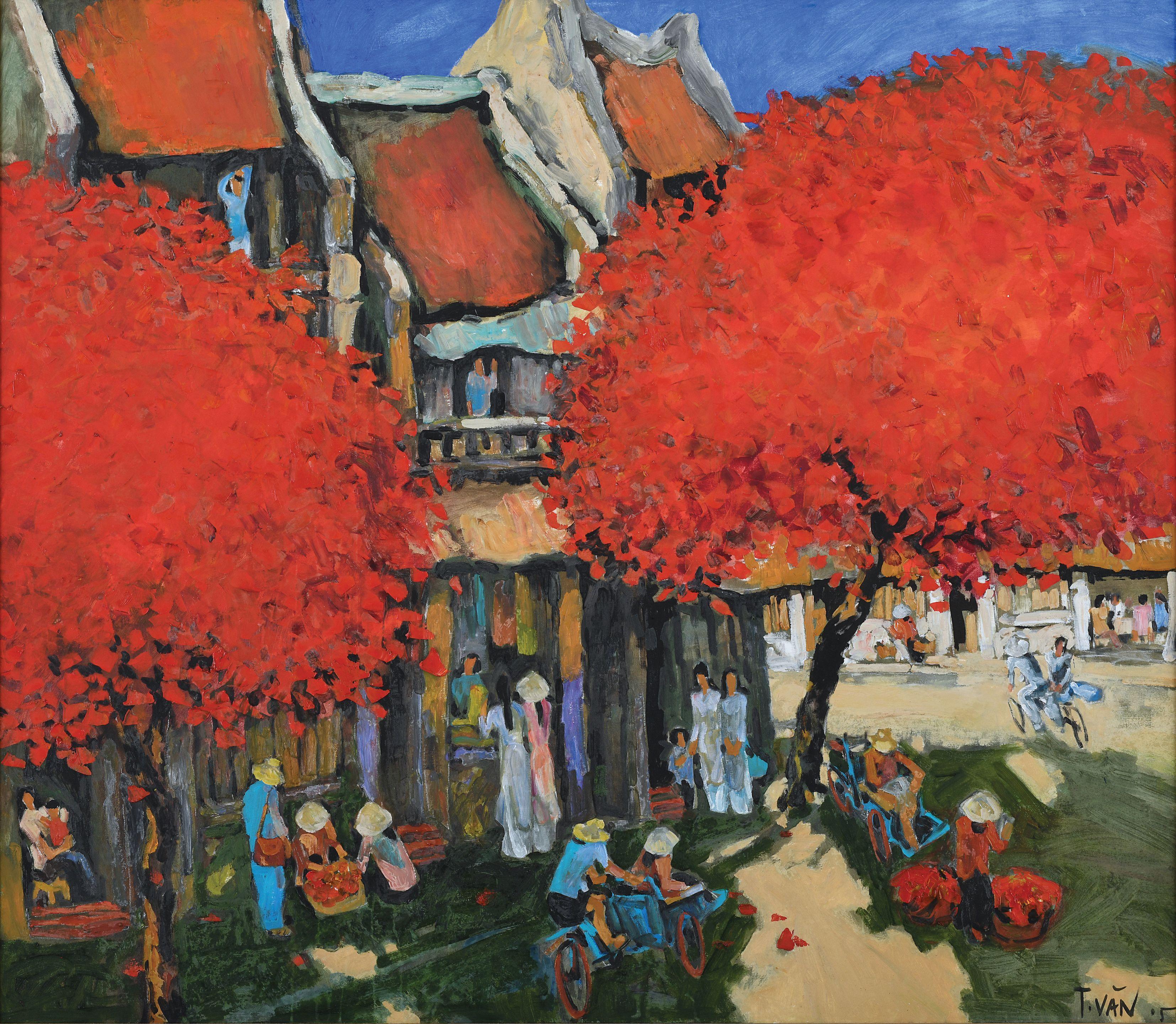 Thanh Van - Untitled (The Red Leaf Season)