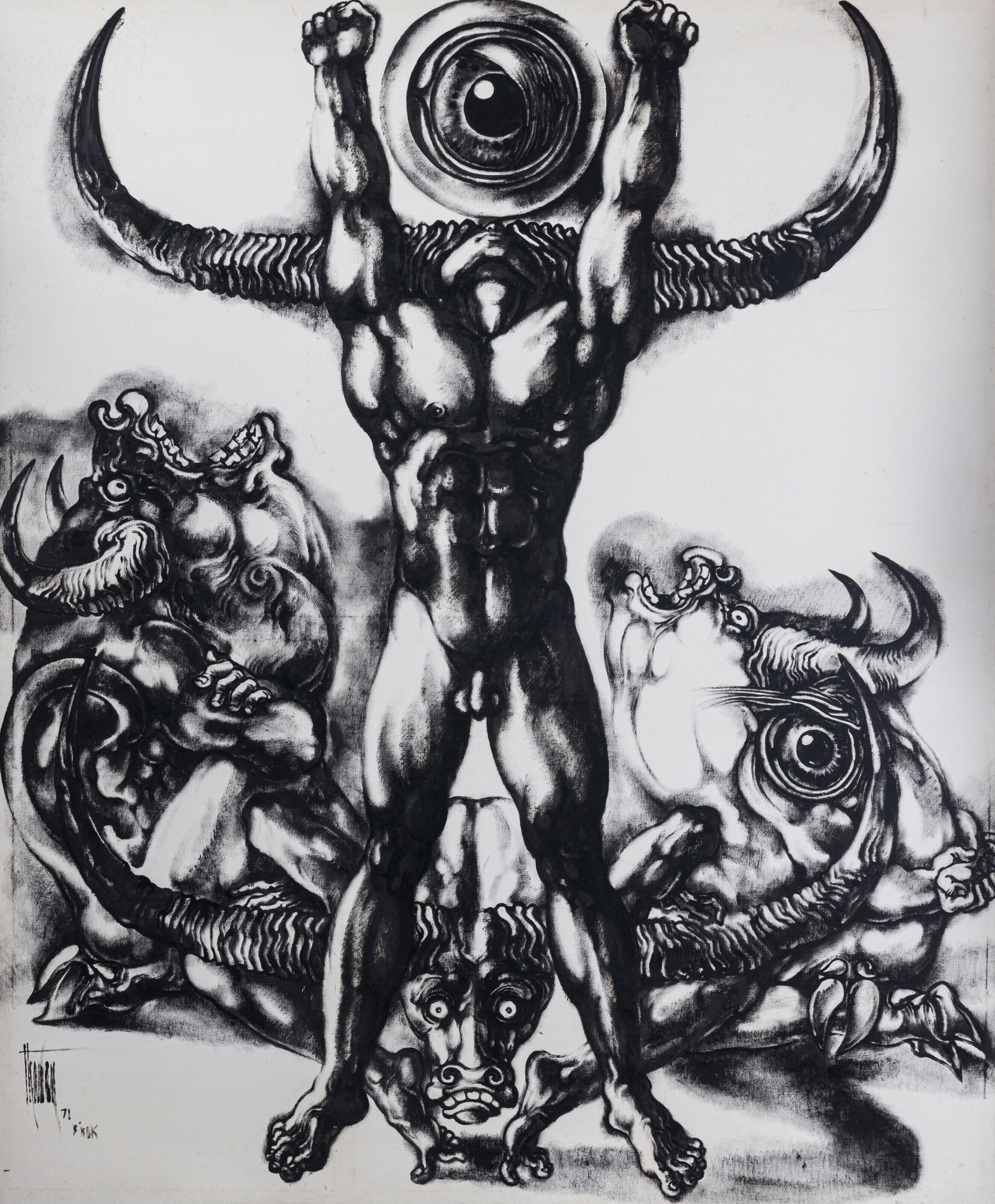 Thawan Duchanee - Untitled – From the Buddhist Series