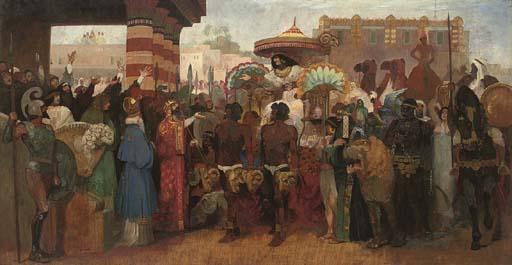 The arrival of the Queen of Sheba